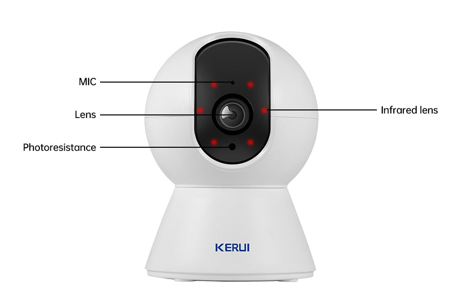 KERUI™ 5MP HD Wireless Indoor Smart WIFI Camera