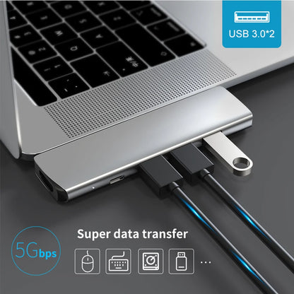 MacBook Pro/Air  7 in 1 USB Port Splitter Adapter