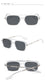 Retro Double Bridges Gradient Sunglasses