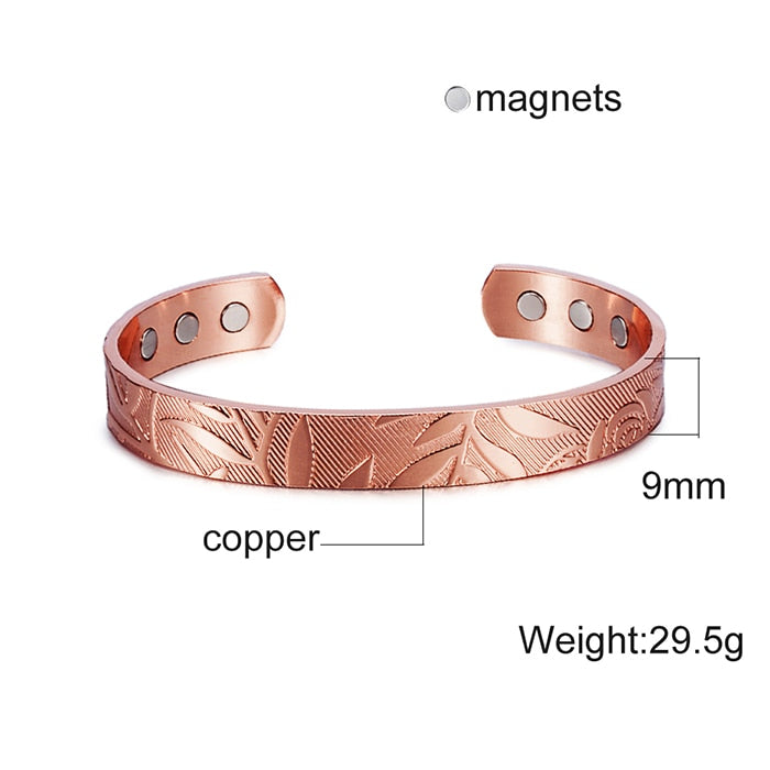 Pure Copper Magnetic Therapy Health Bracelet