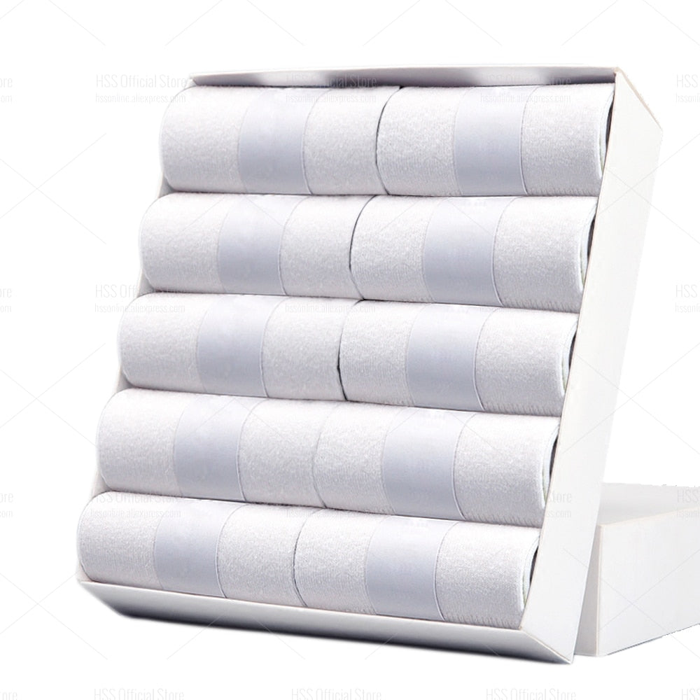 Premium Cotton Breathable Business Socks for Men (5/10 Pairs)