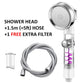 Turbocharged™ Water-saving Filtering Shower Head