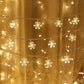 Christmas Led Garland Snowflake String Light (2 pcs set) - Indigo-Temple