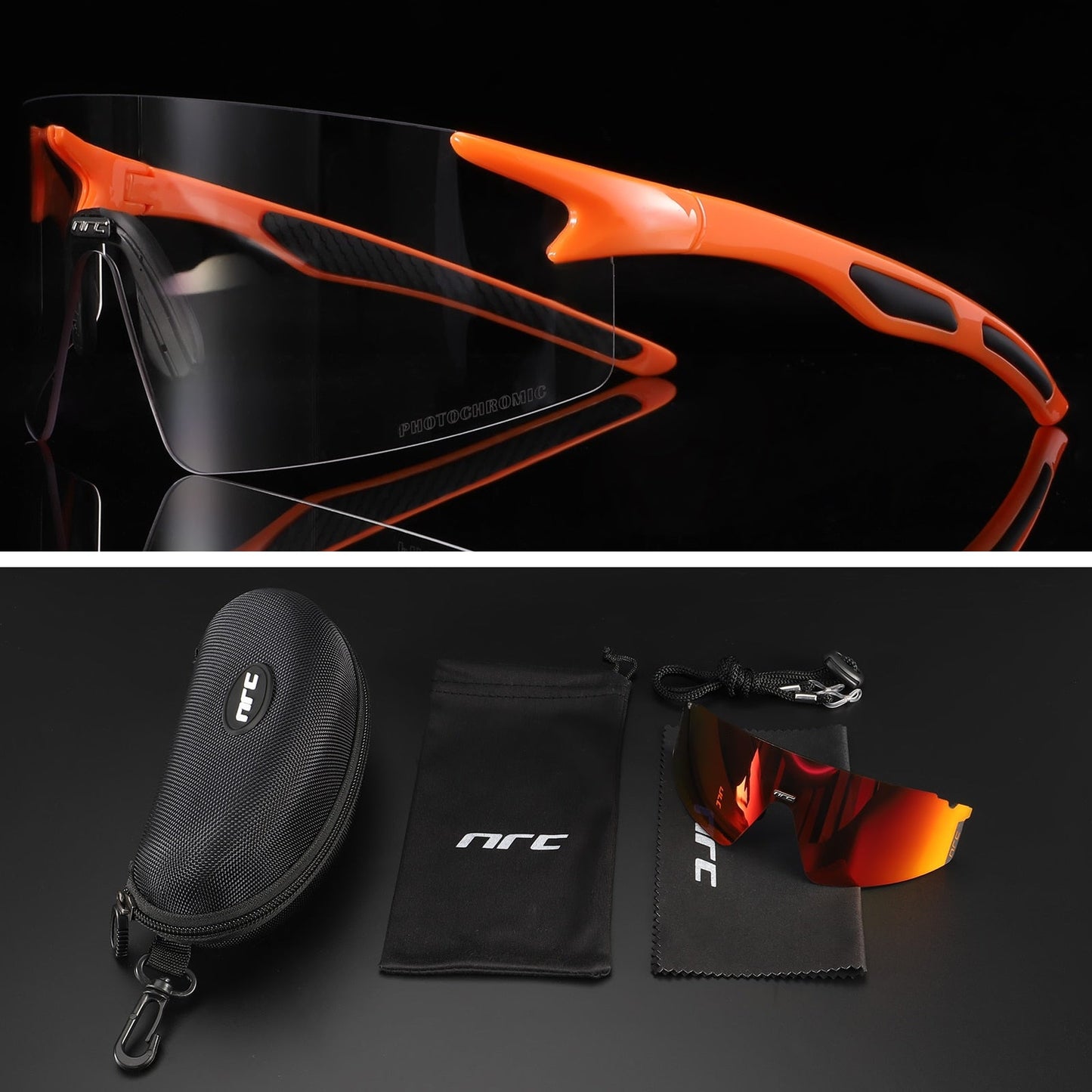 NRC™ UV400 Triple Lens Cycling Sunglasses