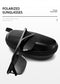Classic Square Frame Polarized Sunglasses