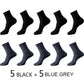 Bamboo Fiber Luxuriously Soft Breathable Antibacterial Socks For Men (10 pairs)