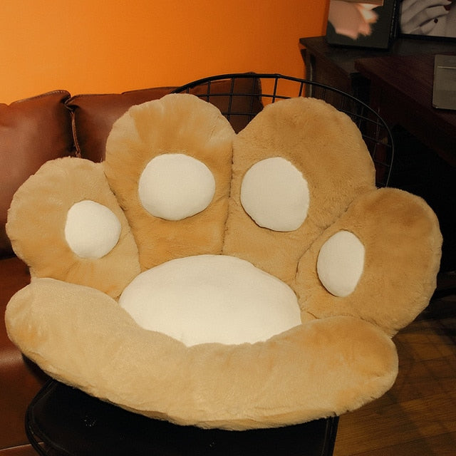 Soft Plush Paw Seat Cushion