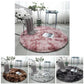 Stylish Fluffy Faux Fur Round Rug