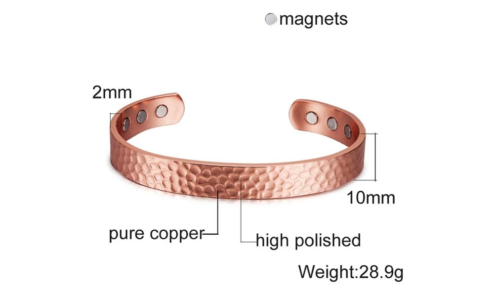 Pure Copper Magnetic Therapy Health Bracelet