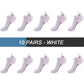 High Quality Breathable Cotton Ankle Mesh Socks (10Pairs )