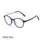 Ultralight Titanium Round Blue Light Reading Glasses