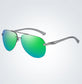 Mirror Pilot Design Polarized Sunglasses
