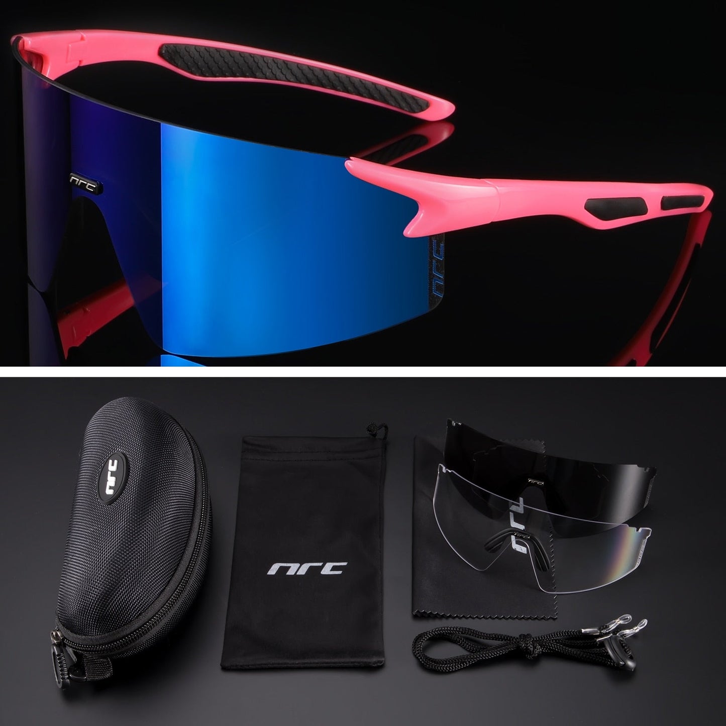 NRC™ UV400 Triple Lens Cycling Sunglasses