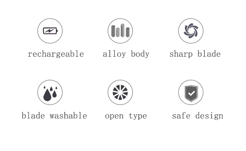 Rechargeable Ultra-thin Precision Hair Trimmer