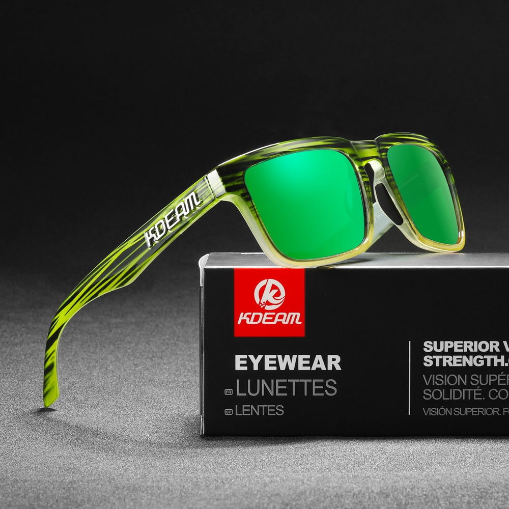 KDEAM Ultra-Stylish Square Polarized Sunglasses