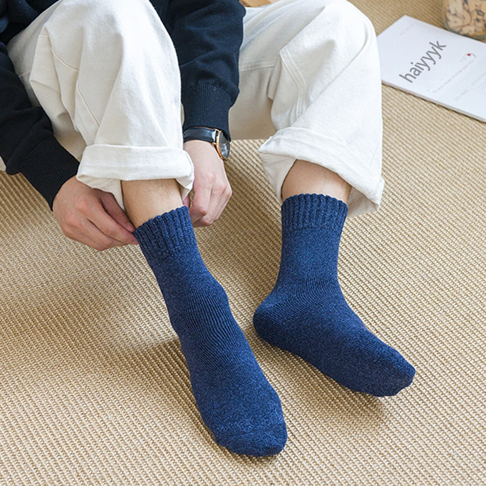 Thick Wool Thermal  Socks For Men (5 Pairs)