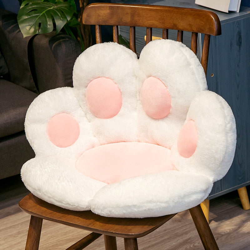Soft Plush Paw Seat Cushion