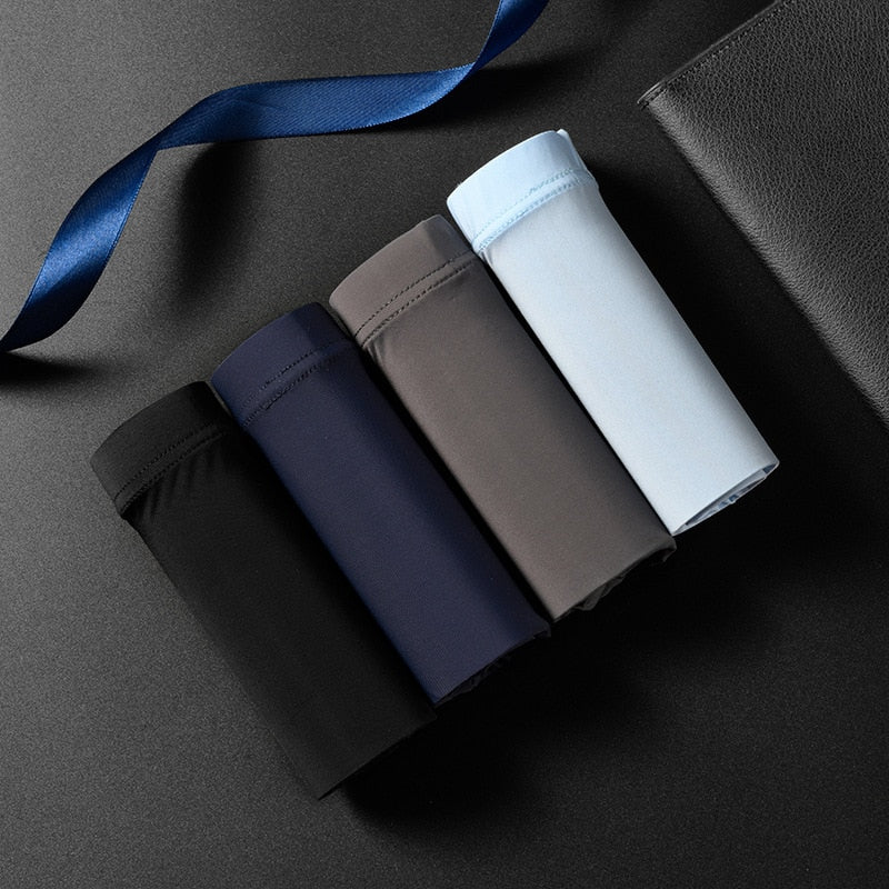Men's Ice Silk Ultra-thin Breathable Boxers (2 Pcs)