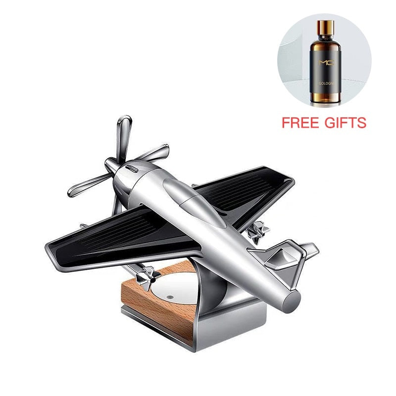 Car Solar Powered Aircraft Air Freshener