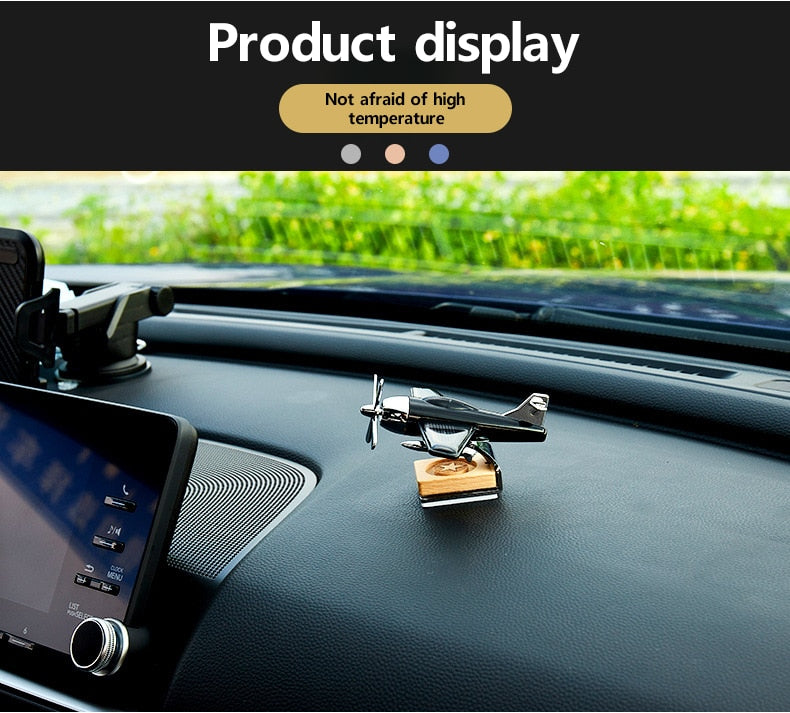 Car Solar Powered Aircraft Air Freshener