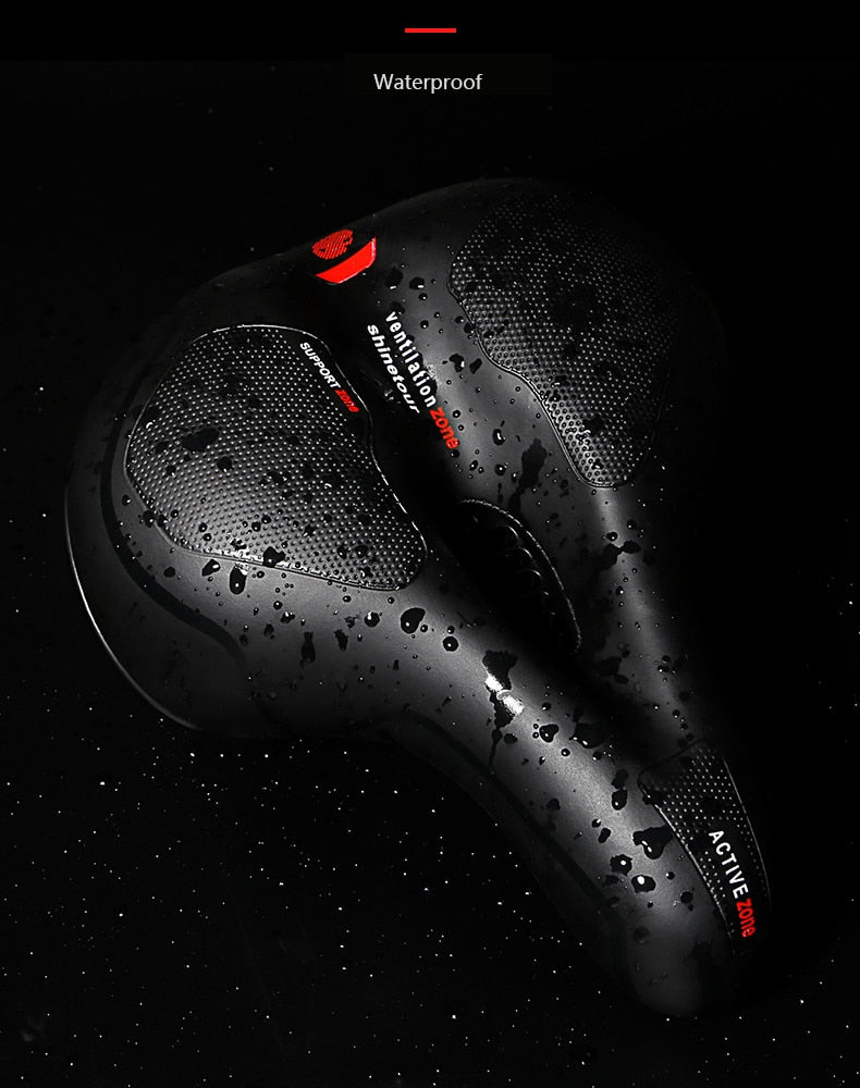 Ultra-Comfortable Shock Absorbing Bicycle Saddle