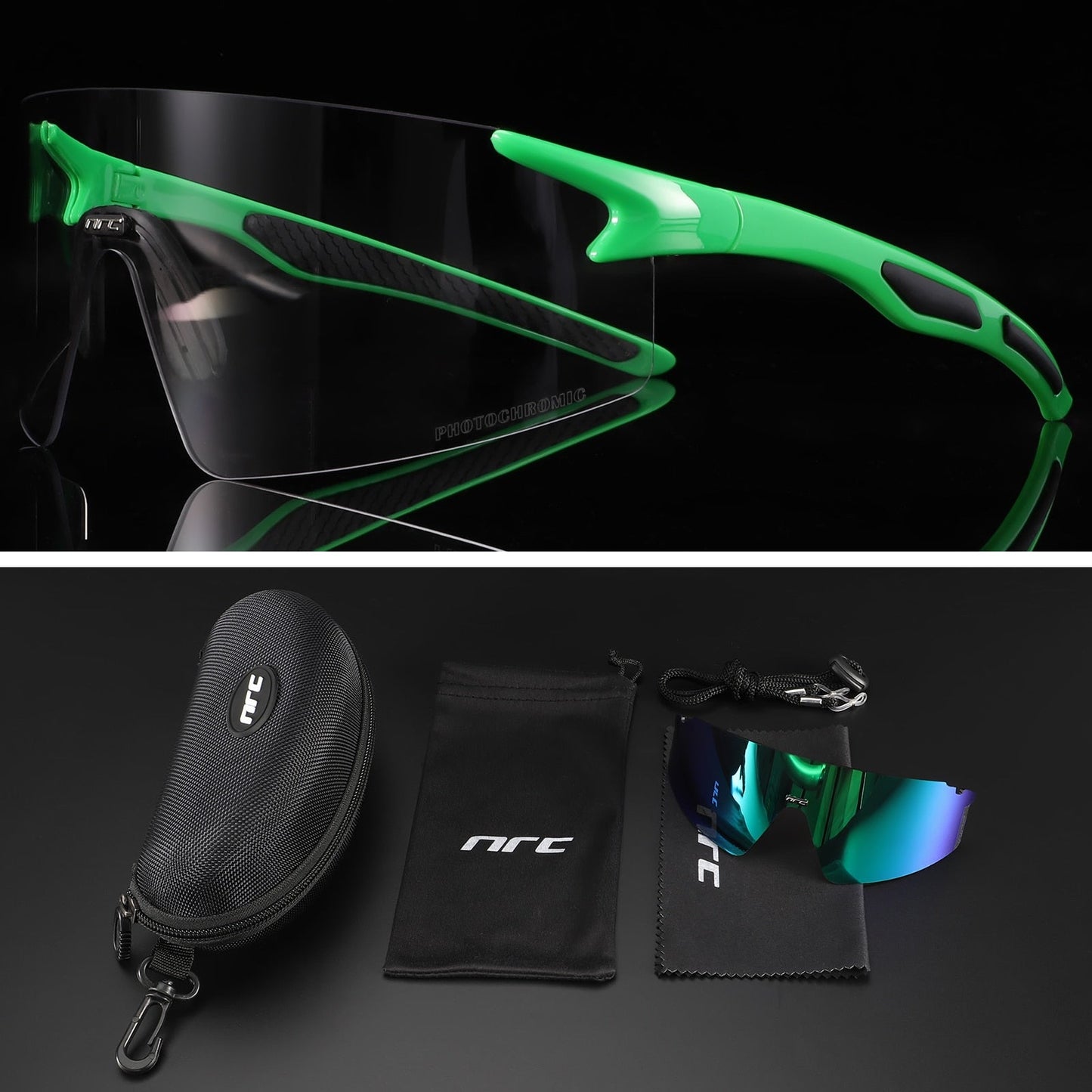 NRC™ UV400 Triple Lens Cycling Sunglasses