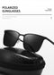 Classic Square Frame Polarized Sunglasses