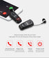 Collar Clip Retractable Vibrating Bluetooth Earphone