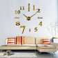 3D Wall DIY Mirror Clock