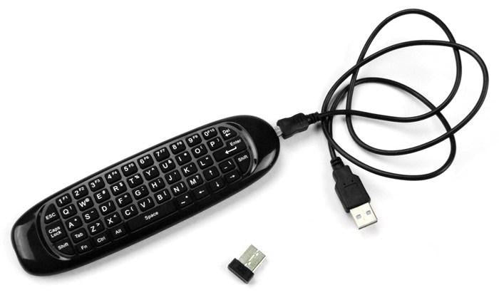 Keymote™ C120 BT Air-Mouse / Smart-Keyboard / Remote-Control - Indigo-Temple