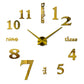 3D Wall DIY Mirror Clock