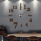 3D Wall DIY Mirror Clock