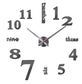 3D Wall DIY Mirror Clock