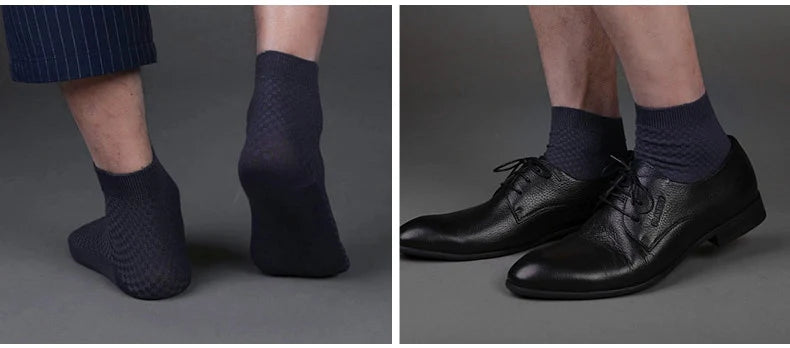Bamboo Fiber Luxuriously Soft Breathable Antibacterial Socks For Men (10 pairs)