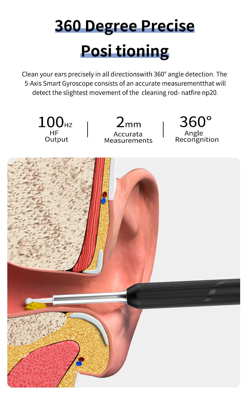 Ear Endoscope HD Camera for iPhone & Android
