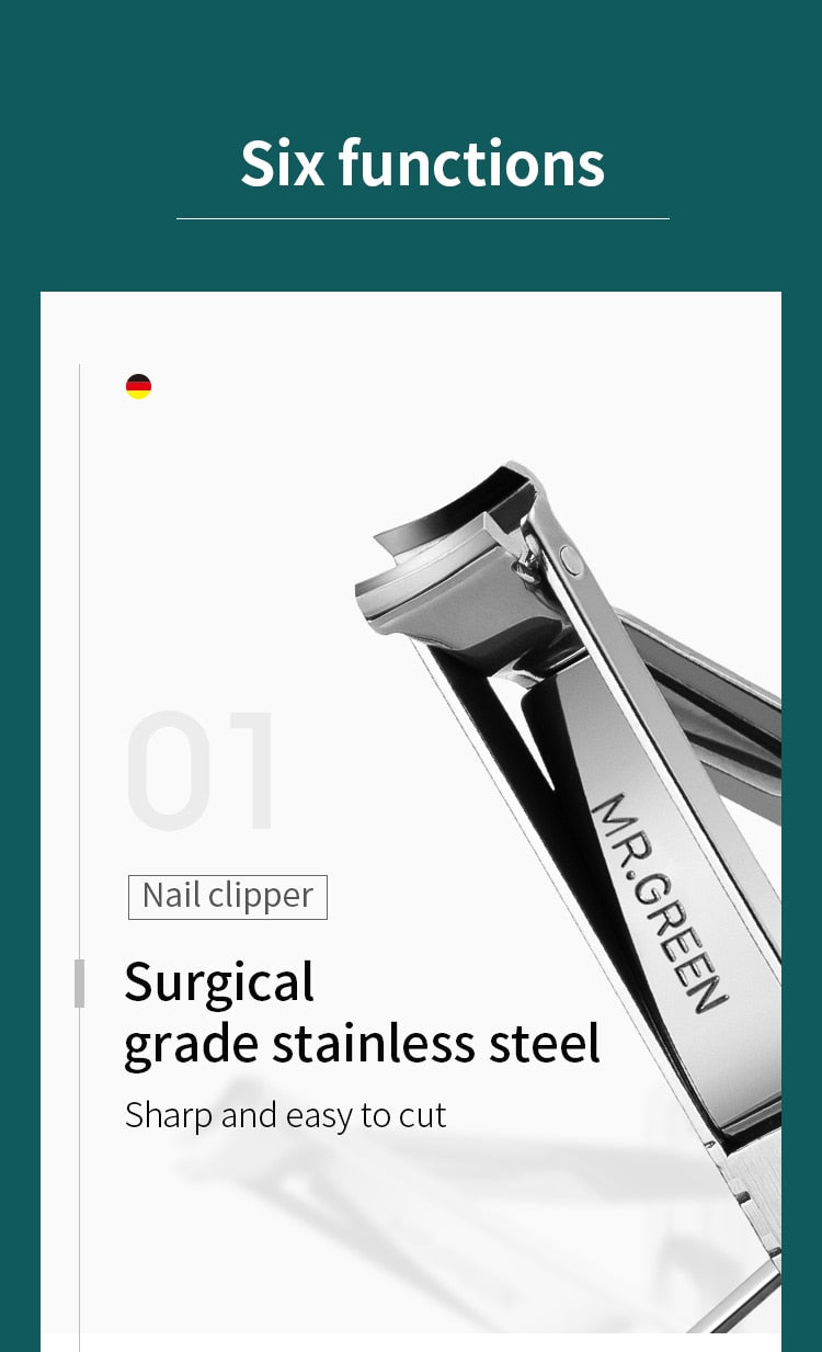 MR.GREEN™ Traveler 6in1 Stainless Steel Multi-tool Nail Clipper