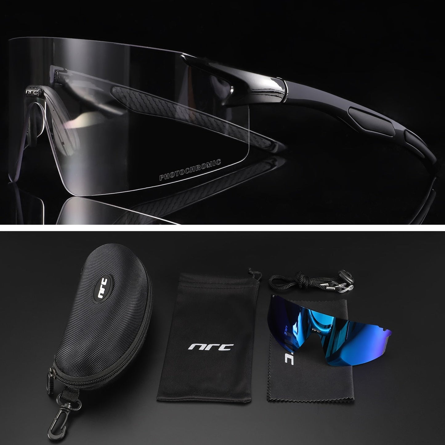 NRC™ UV400 Triple Lens Cycling Sunglasses