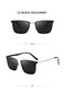 Classic Square Frame Polarized Sunglasses