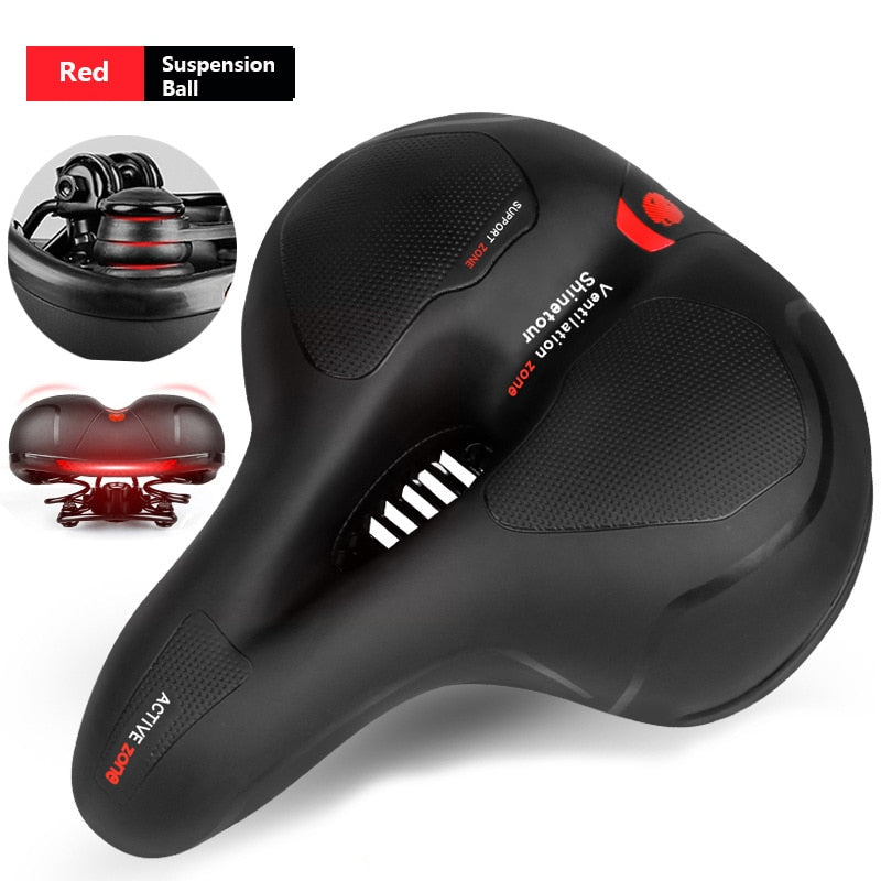 Ultra-Comfortable Shock Absorbing Bicycle Saddle