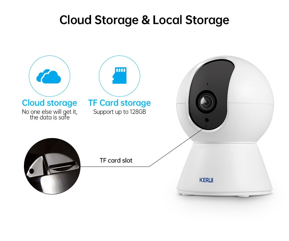 KERUI™ 5MP HD Wireless Indoor Smart WIFI Camera