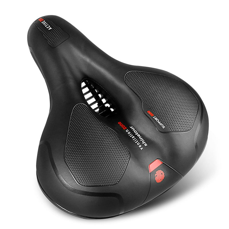 Ultra-Comfortable Shock Absorbing Bicycle Saddle