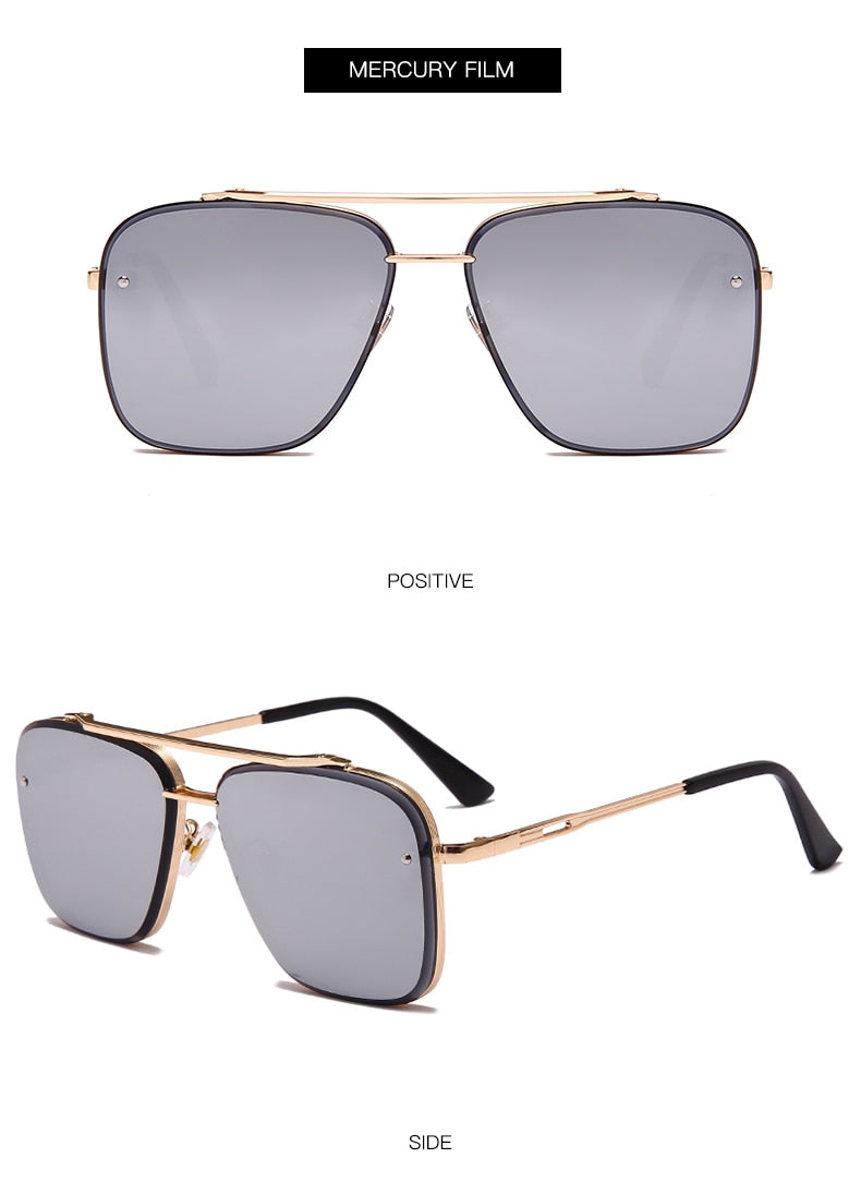 Gradient Vintage Driving Sunglasses