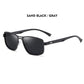 Polarized Square Metal Sunglasses For Men