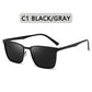 Classic Square Frame Polarized Sunglasses