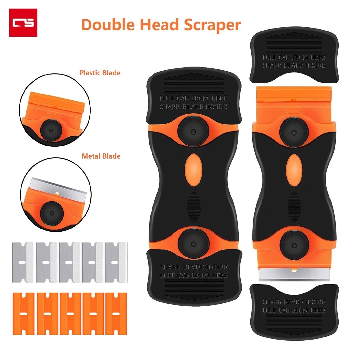 Double Edge Scraper Blade