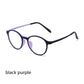 Ultralight Titanium Round Blue Light Reading Glasses