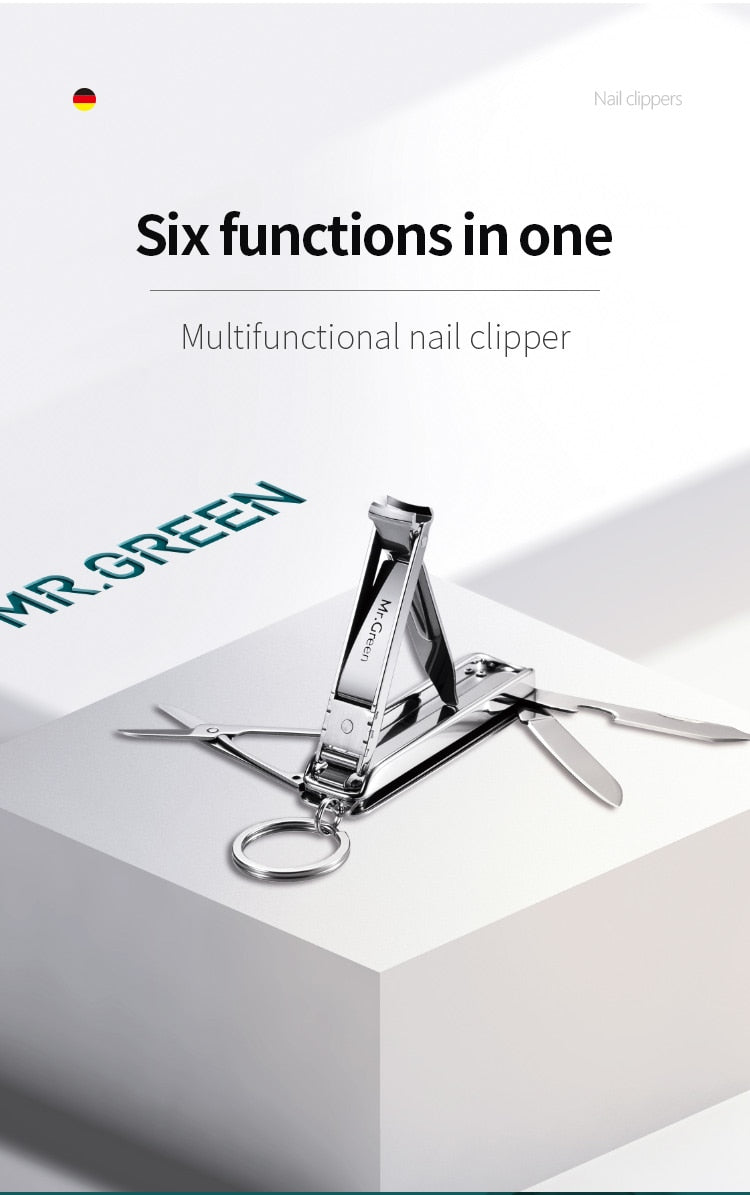 MR.GREEN™ Traveler 6in1 Stainless Steel Multi-tool Nail Clipper