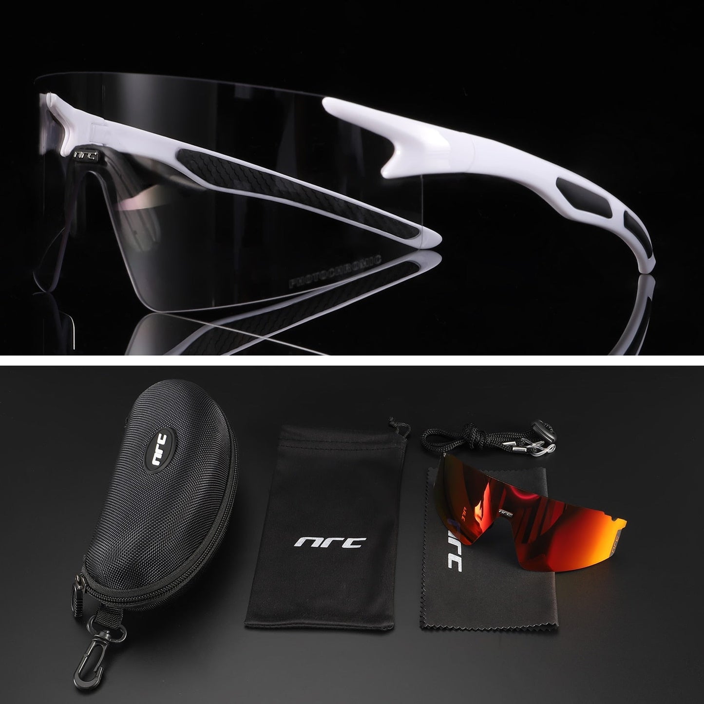NRC™ UV400 Triple Lens Cycling Sunglasses