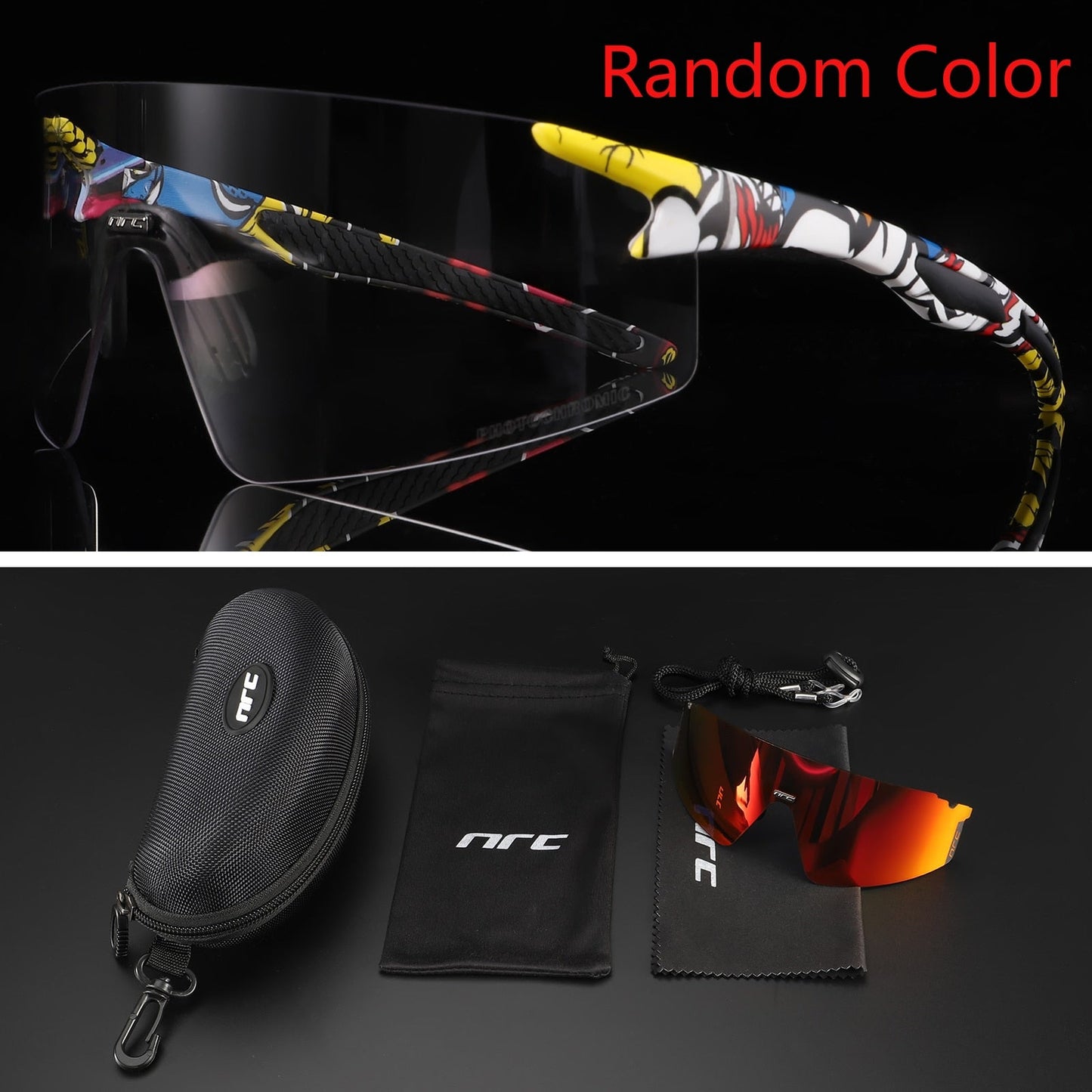 NRC™ UV400 Triple Lens Cycling Sunglasses