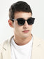Classic Square Frame Polarized Sunglasses